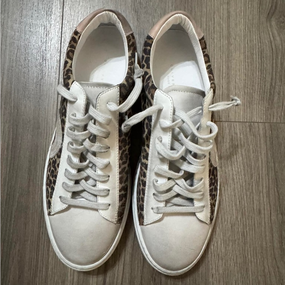 Oliver Cabell Leopard Print Sneakers
